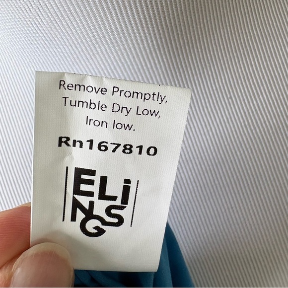 Elings Boho Flowy Watercolor Artsy Maxi Dress Wmn’s Sz XL - Picture 10 of 10